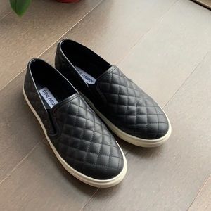 Steve Madden Quilted Leather Slip-On Sneakers